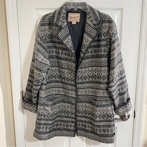 Vintage Women's Woolrich Western Wool Coat size Medium